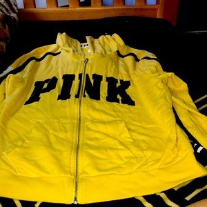 Yellow pink sweater